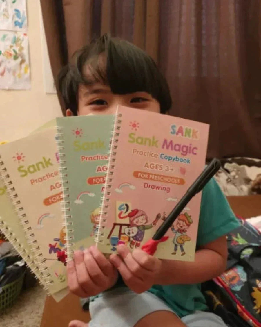 KIT 4 cuadernos Caligrafía Mágica 📚