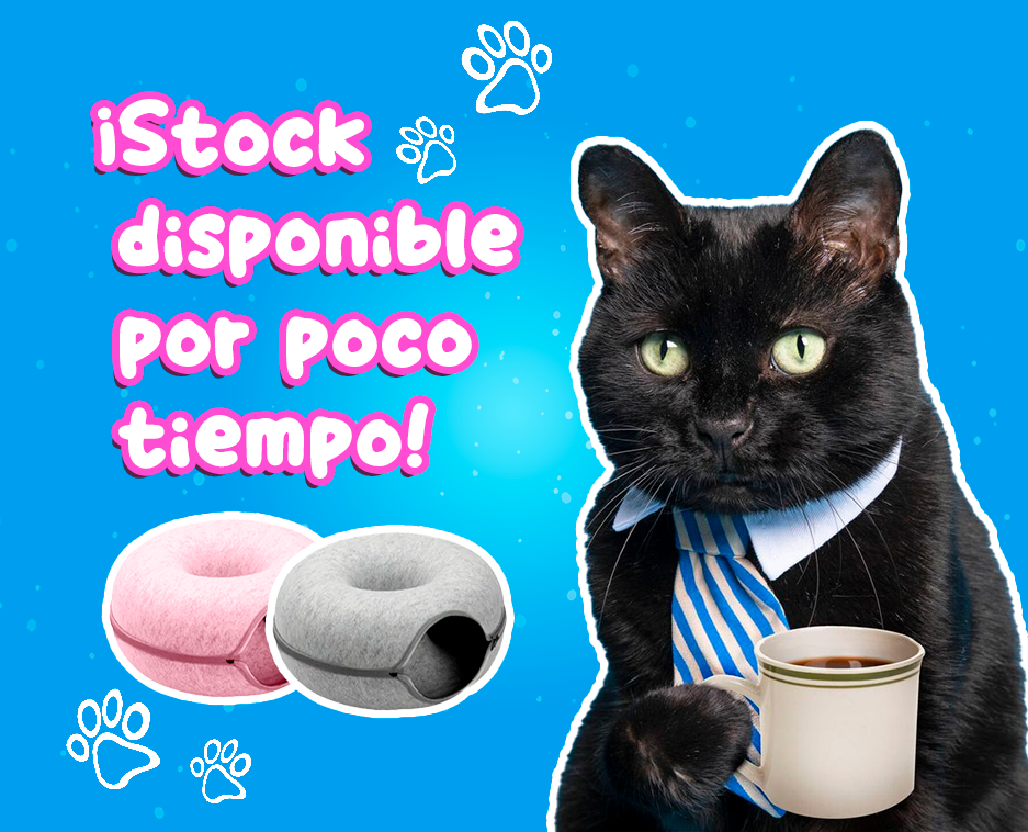 Cama Donut para gatos 🐱