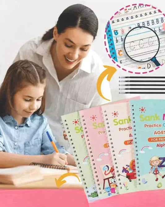 KIT 4 cuadernos Caligrafía Mágica 📚