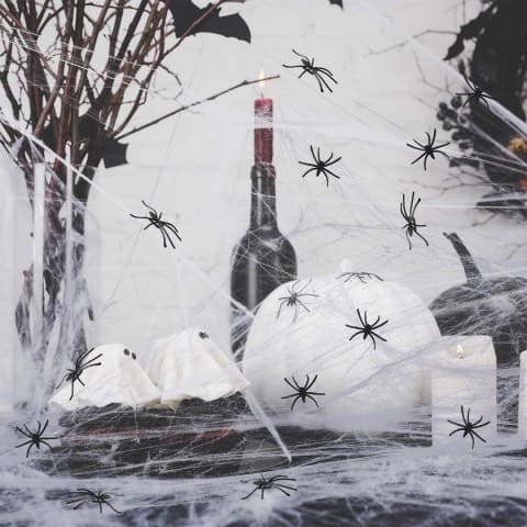 Telaraña Halloween de adorno 🧟