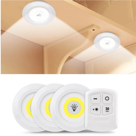 Set luz led con control remoto 📡