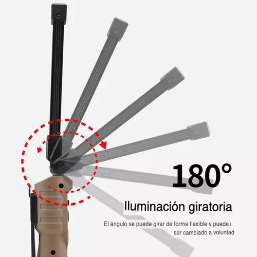 Luz trabajo plegable recargable 🔦