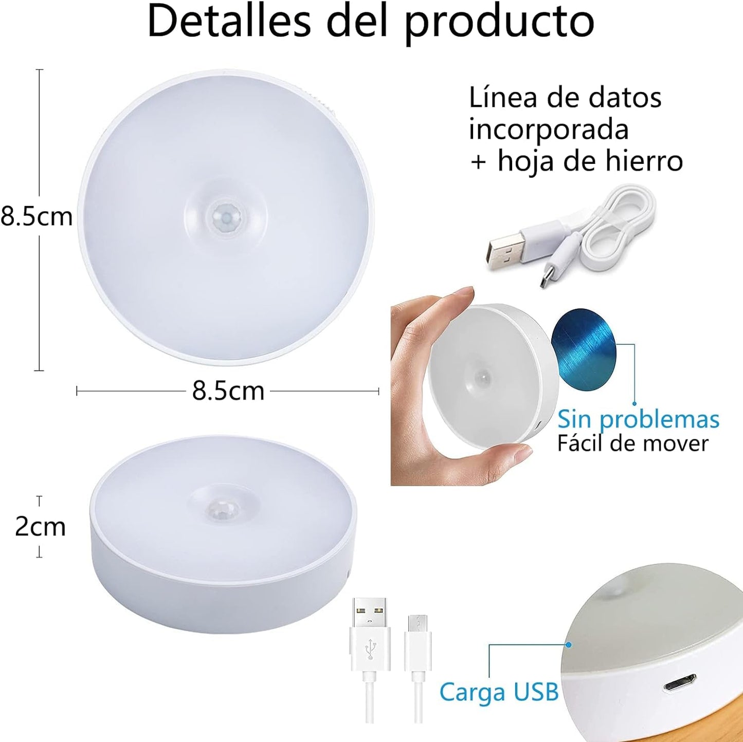 Lámpara con sensor de movimiento 🔮