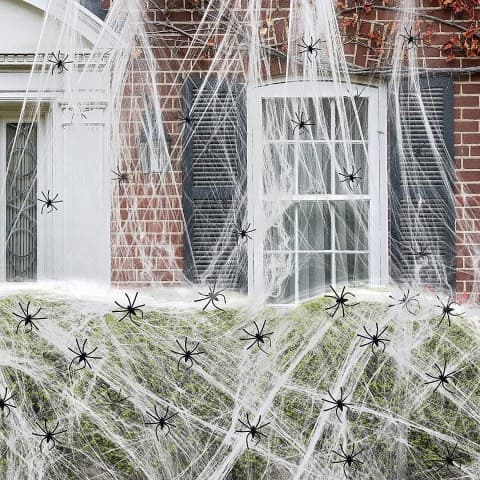 Telaraña Halloween de adorno 🧟