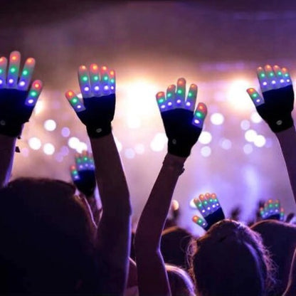 Guantes Tik Tok 6 modos luces led 🧤