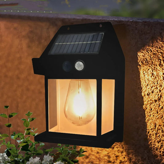 Luz solar de pared + bombilla🏮