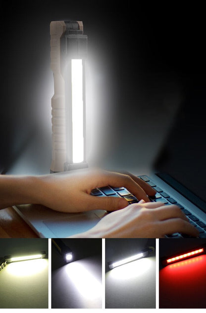 Luz trabajo plegable recargable 🔦