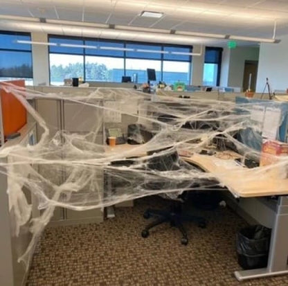 Telaraña Halloween de adorno 🧟