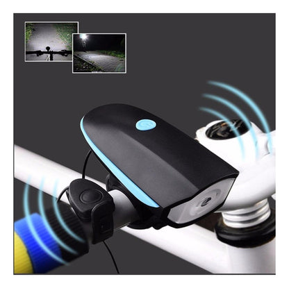 Linterna de bicicleta con bocina 🔦