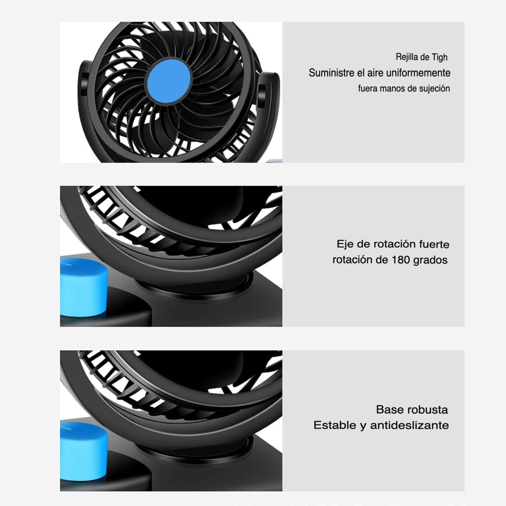 Ventilador Flexible para auto 🍃